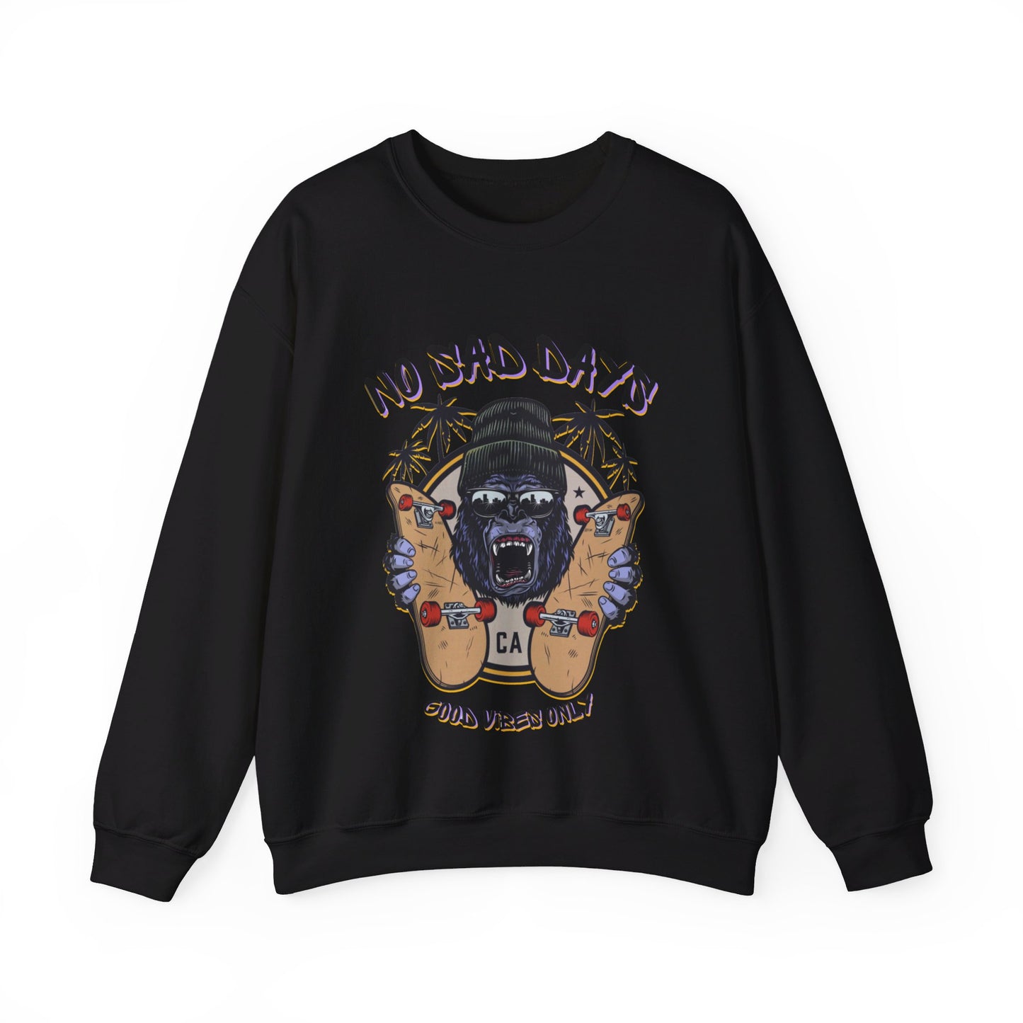 No Sad Days Unisex Heavy Blend™ Crewneck Sweatshirt