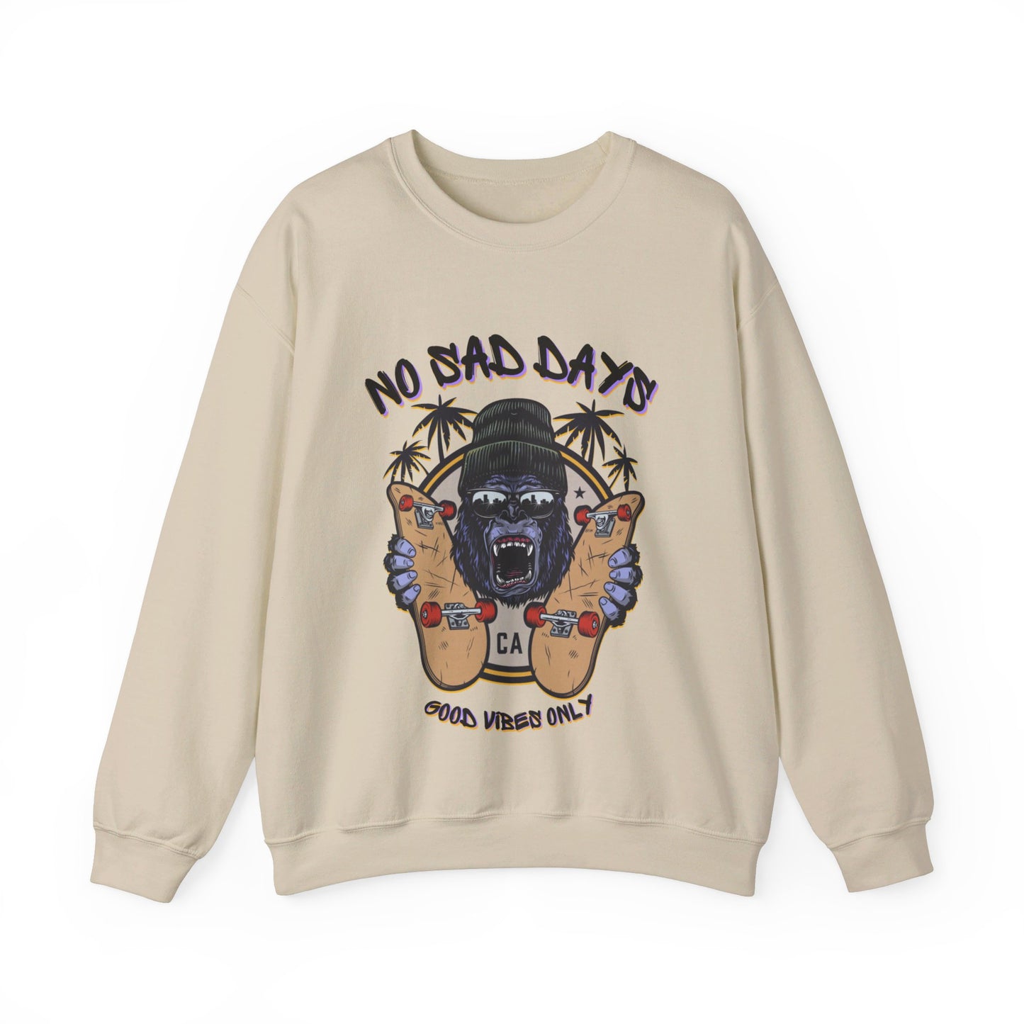 No Sad Days Unisex Heavy Blend™ Crewneck Sweatshirt