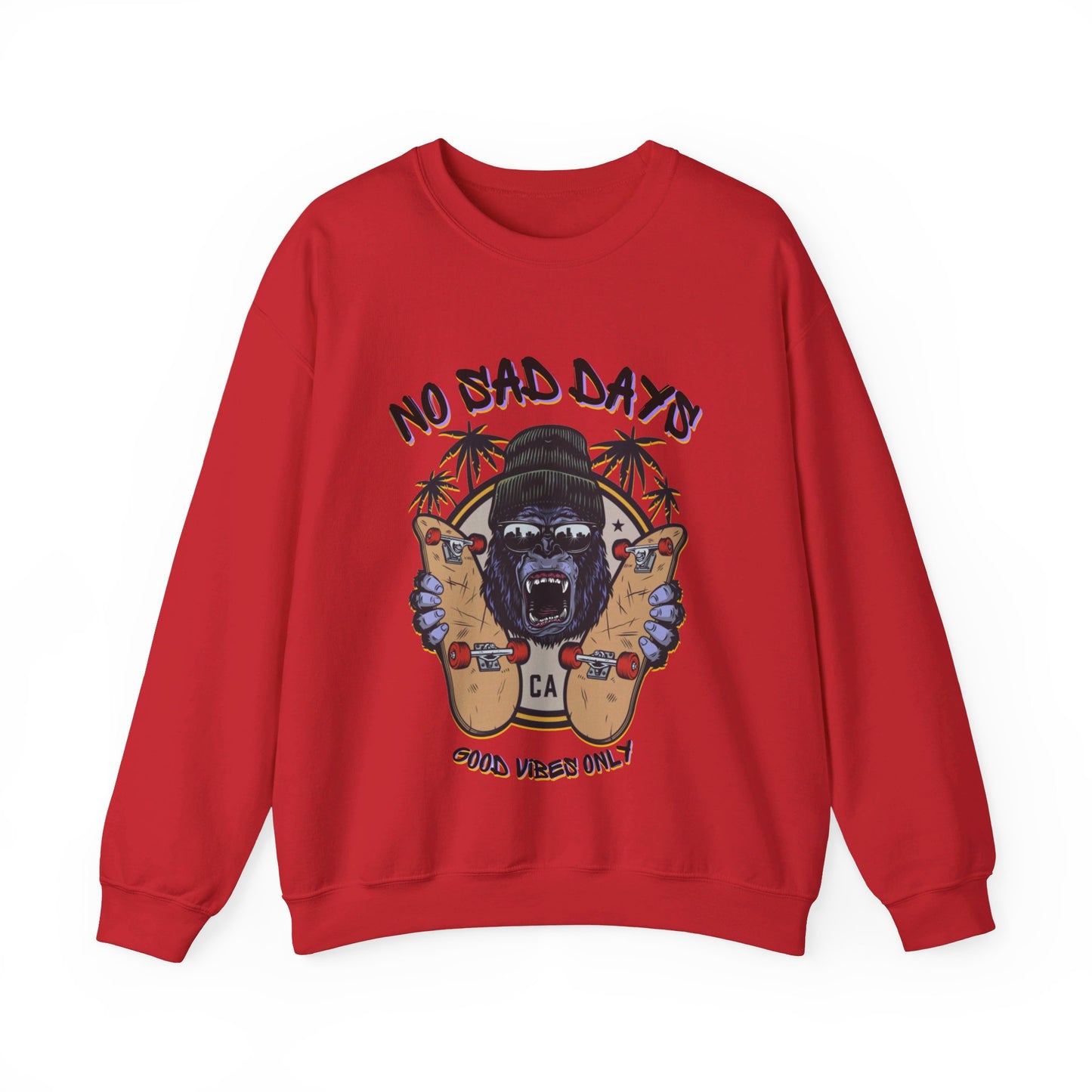 No Sad Days Unisex Heavy Blend™ Crewneck Sweatshirt