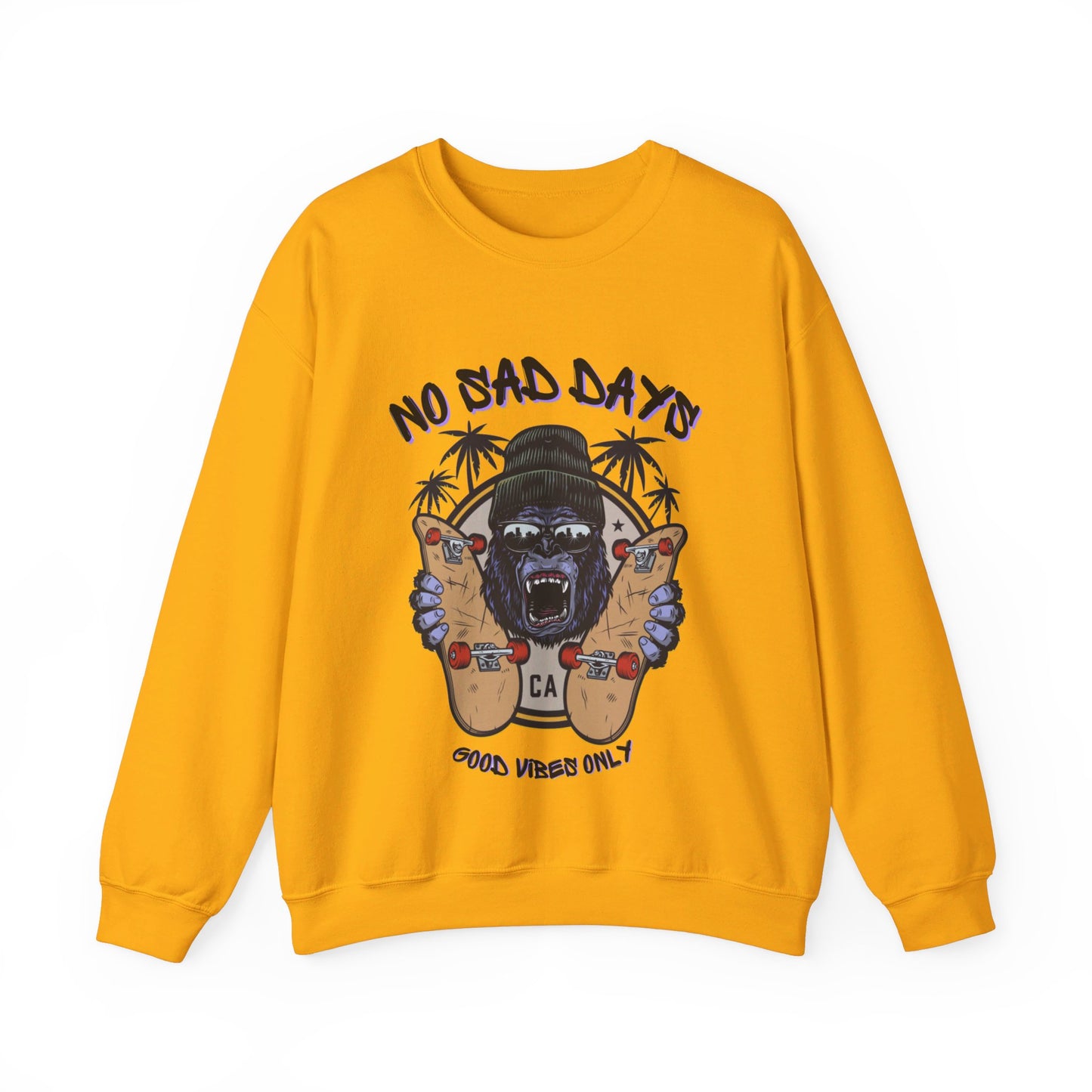 No Sad Days Unisex Heavy Blend™ Crewneck Sweatshirt